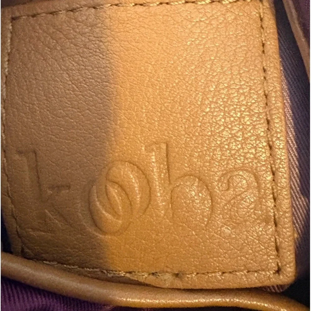 Koba Tan Woven Leather‎ Bucket Bag Shoulder Purse SP18/35622 Brown